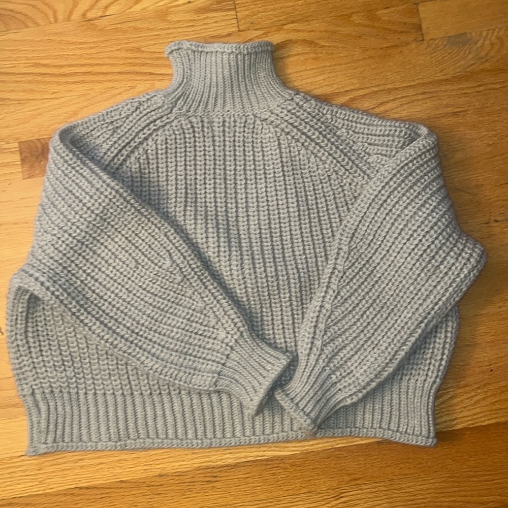 super chunky knit fall tan / creamsweater